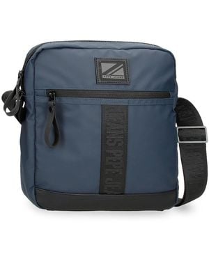 Pepe Jeans Hoxton Borsa a tracolla Blu 17x22x8 cm Poliestere