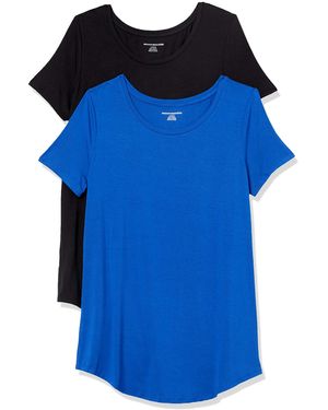 Amazon Essentials Tuniek Met Korte Mouwen En Ronde Hals - Blauw