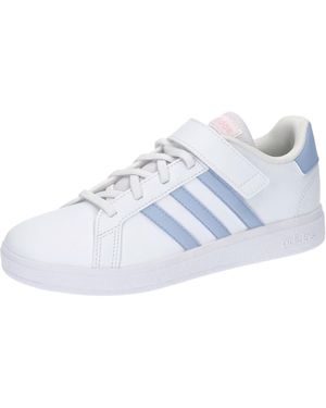 adidas Grand Court Elastic Lace And Top Strap - Bianco