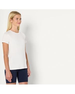 Amazon Essentials Camiseta Elástica de Secado Rápido - Blanco