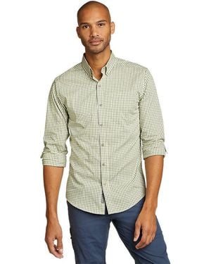 Eddie Bauer Voyager Flex Long-Sleeve Shirt - Verde