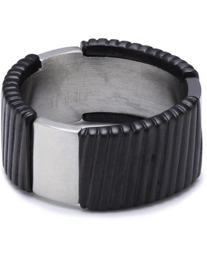 Esprit Flush Ring Stainless Steel Black