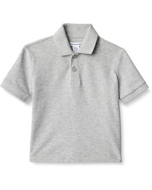 Amazon Essentials Polo de Piqué de Algodón y Licra Niño - Gris