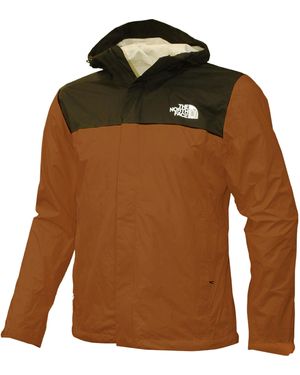 The North Face Venture 2 Dryvent wasserdichte Regenjacke mit Kapuze - Braun
