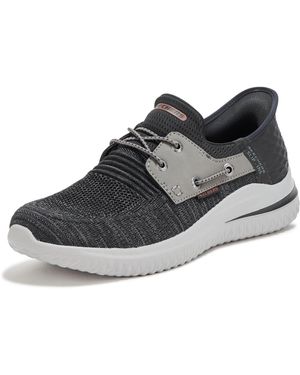 Skechers Delson 3.0-roth 210606 Low Profile Bungee Lace Slip