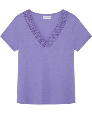 Springfield Camiseta - Morado