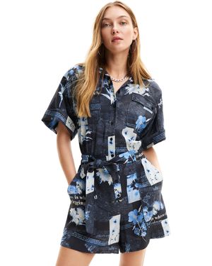 Desigual Jumpsuit_napoles Pantalones - Azul