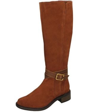 Clarks Maye Shine Knee High Boot - Brown