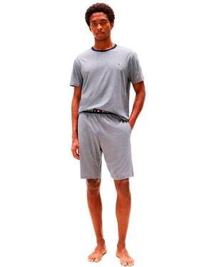 Tommy Hilfiger Ss Jersey Pj Set Strepen Um0um03535 - Rood