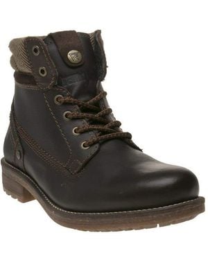 Wrangler S Hill Tweed Chukka Boots Brown 8 Uk - Black