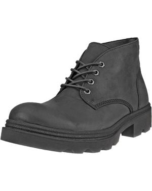 Ecco Grainer Comfort Chukka Lace-up Boot - Black