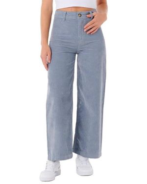 Rip Curl Stevie Cord High Waist Pants M - Blu