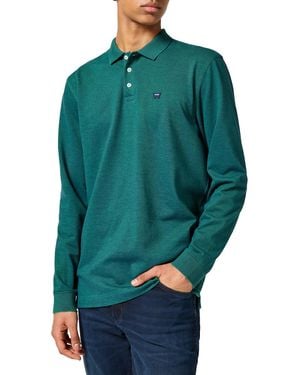 Wrangler Ls Refined Polo Shirt - Green