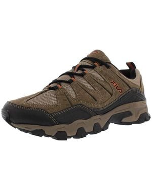 Fila Outdoor Hiking Trail Running Athletic Shoes Brown/Orange - Marrone