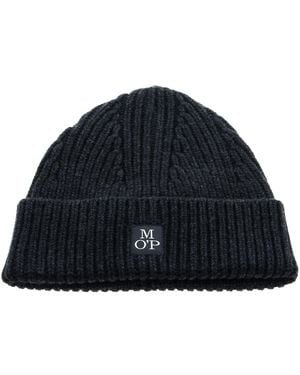Marc O' Polo Hat Dark Grey Melange - Grau