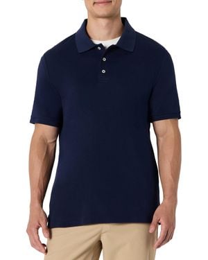 Amazon Essentials Interlock -Poloshirt - Blau