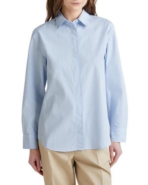 Benetton Camicia 59t7dq0bh Hemd - Blau