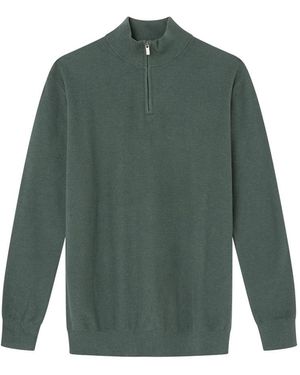 Springfield Jersey de Cuello Mao Structure Daily Gg12 Cremallera - Verde