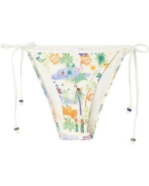 Women'secret Pant Shape Bonding SH Micro Shorty Braga Bikini - Blanco