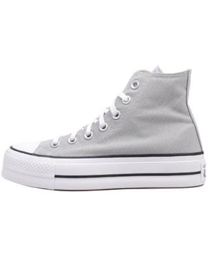 Converse CHUCK TAYLOR ALL STAR LIFT STIEFELETTEN MIT PLATEAU - Weiß
