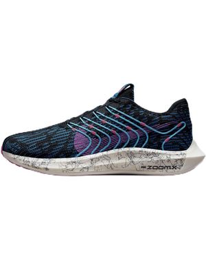 Nike Pegasus Turbo Flyknit Next Nature SE Black Blue Pink