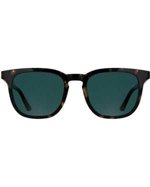 Calvin Klein Dark Havana with Solid Blue - Vert