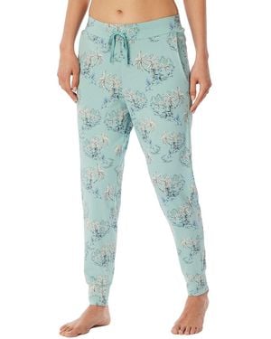 Schiesser Schlafshirt Kurzarm Modal-Mix + Relax Pyjamaunterteil - Blau