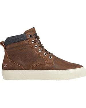 Pepe Jeans Yogi Boot dunkelbraune Lederturnschuhe