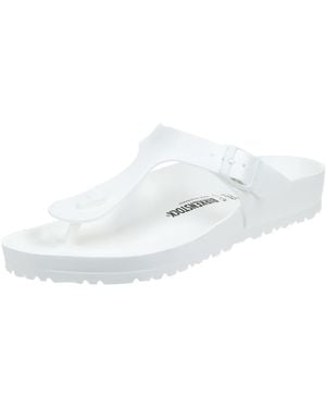 Birkenstock Gizeh Eva White Sandals 9 Uk - Black