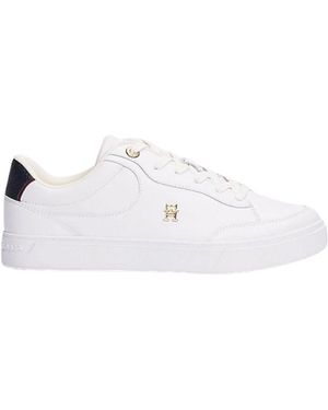 Tommy Hilfiger Essential Chic Court Snaeker Rwb Fw0fw08579 Sneakers - Wit