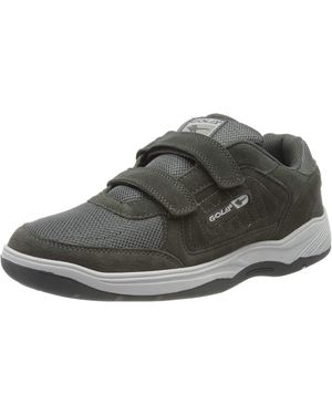 Gola Belmont Weite Passform Beschichtetes Leder Turnschuhe - Schwarz