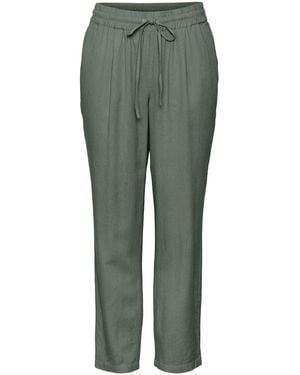 Vero Moda Female Hose VMJESMILO Ankle Pants GA NOOS - Grün