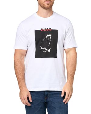 HUGO Graphic Logo T-shirt - White