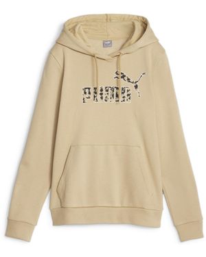 PUMA Sweatshirt ESS+ ANIMAL Hoodie - Natur