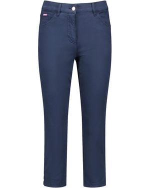 Gerry Weber 3/4 Jeans SOL꞉INE BEST4ME High Light unifarben 3/4 Länge Indigo 36 - Blau