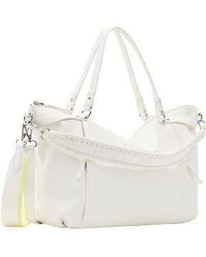 Desigual Bag_Half Logo 23_LIBIA 2. 1000 White - Weiß
