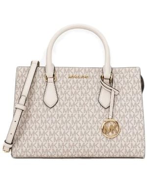 Michael Kors Handbag For Women Sheila Satchel Medium - Natural