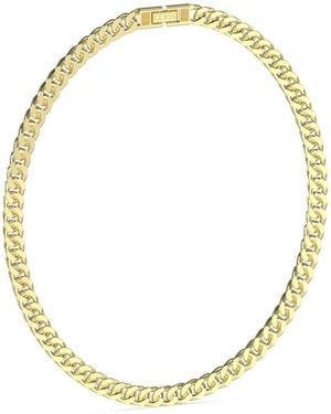 Guess Jumn04087jwygt-u Link City Necklace For Men - Metallic