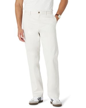 Amazon Essentials Pantaloni Chino In Cotone Dalla Vestibilità Comoda Uomo - Bianco