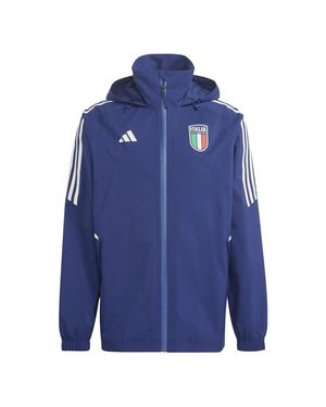 adidas S Italy Rain Jacket 2022 Dark Blue S