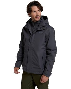 Mountain Warehouse Adjustable Coat With Packaway - Blue