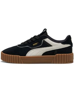 PUMA Black Trainers Carina 3.0 Luxe