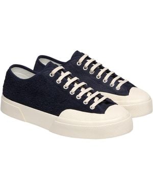 Superga Works Hairy Sneaker für Erwachsene - Blau
