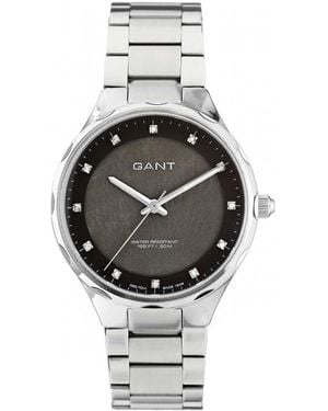 GANT Orologio analogico classico da donna al quarzo con cinturino in acciaio inossidabile W70411 - Metallizzato