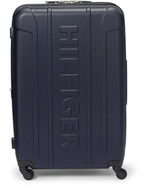 Tommy Hilfiger Check In Spinner Hardside Luggage - Blue