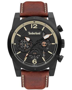 Timberland Orologio Analogueico Quarzo Uomo con Cinturino in Pelle TDWGF2100001 - Marrone