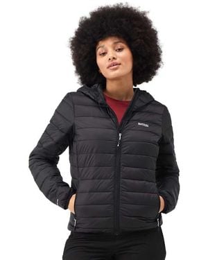 Regatta S Marizion Hooded Padded Insulated Jacket Coat - Black