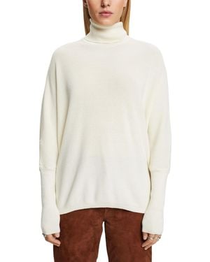 Esprit 103ee1i357 Pullover Jumper - White