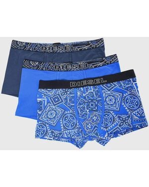DIESEL Damienthreepack - Boxer da - Blu
