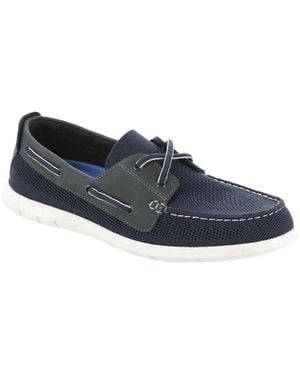 Clarks Scarpa da barca Flexway Tie Uomo - Blu